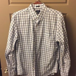 Men’s J Crew checkered buttondown